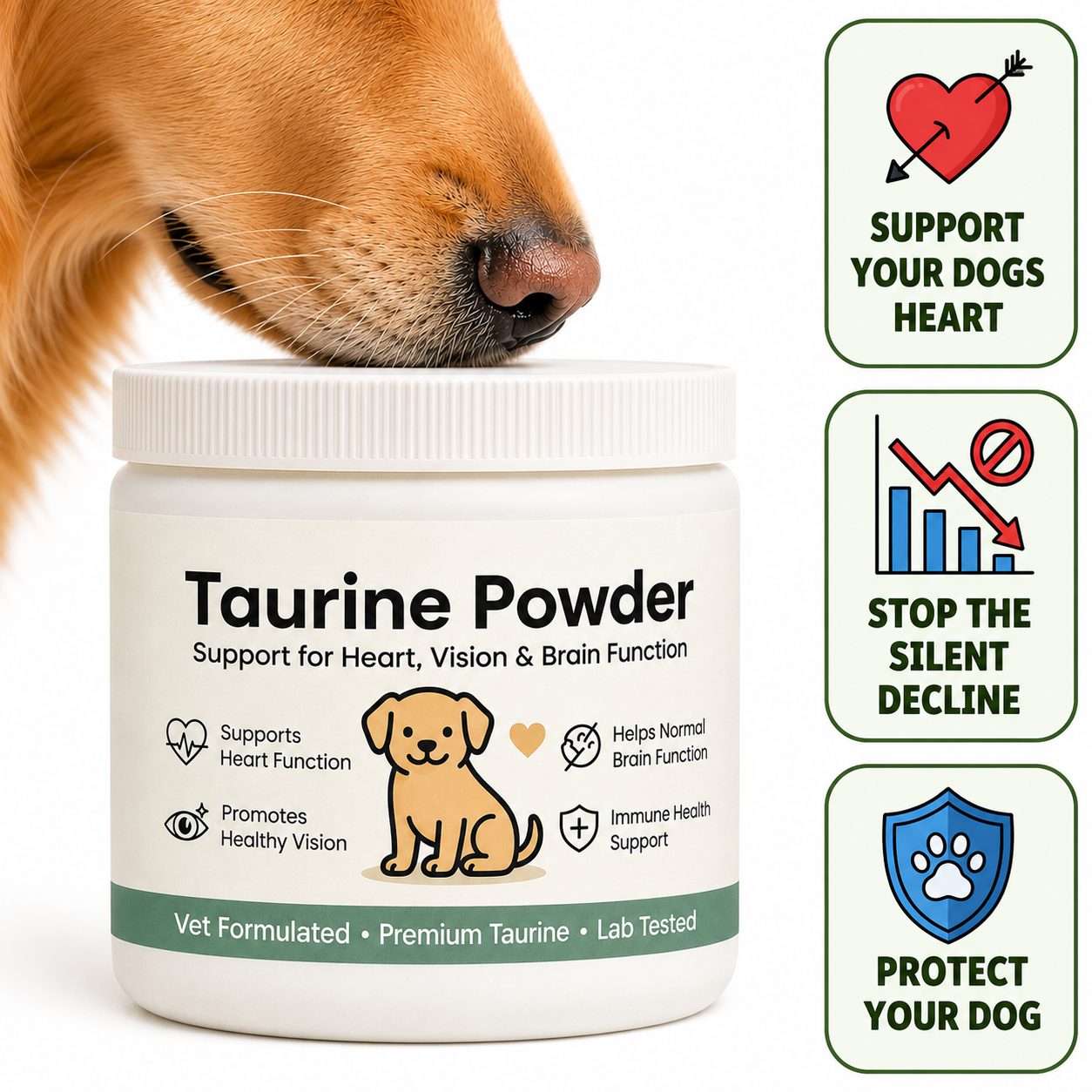 Larpaw Dog Taurine Powder